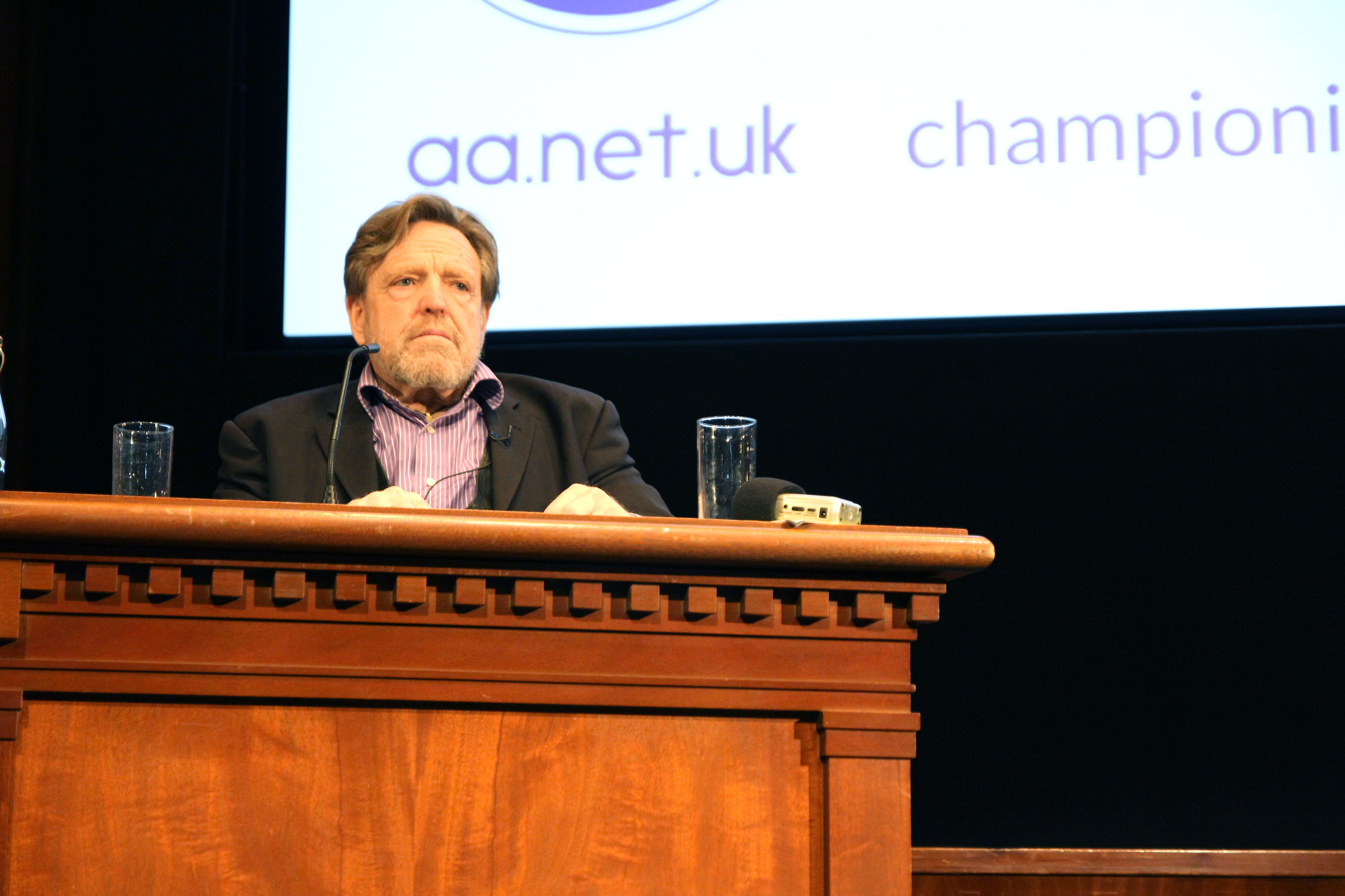 John Perry Barlow presenting at ORGCOn2013